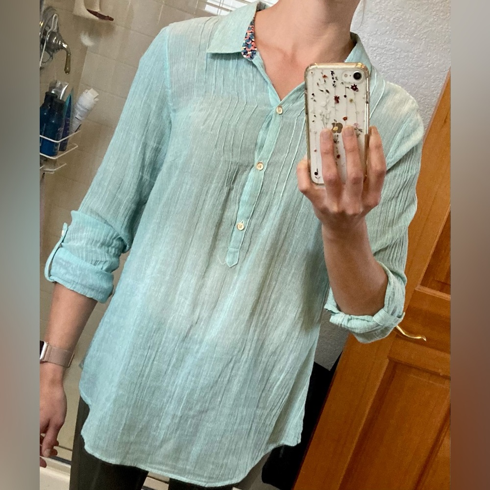 Anthropologie Isabella Sinclair Button-Up